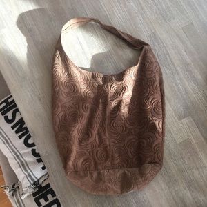Handmade Floral Leather Bag: bought in Rome